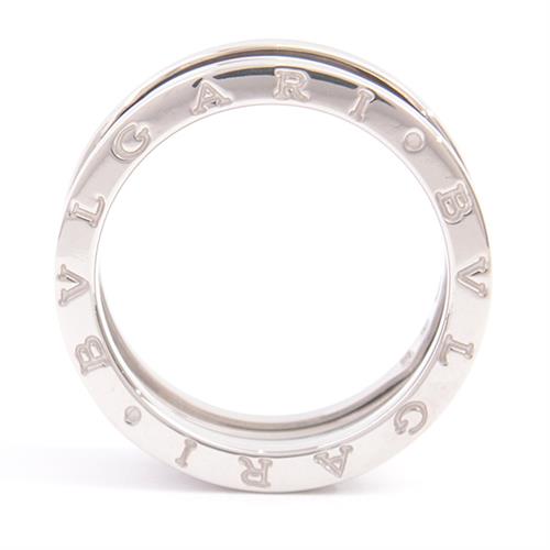 ブルガリ 指輪 メンズ ビーゼロワン B-ZERO1 リング Sサイズ 61号 実寸20号 ホワイトゴールド BVLGARI 中古