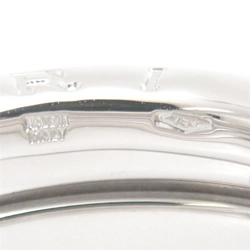 ブルガリ 指輪 レディース メンズ ビーゼロワン リング  ホワイトゴールド 49サイズ 実寸サイズ8.5号 BVLGARI 750WG B-ZERO1 中古
