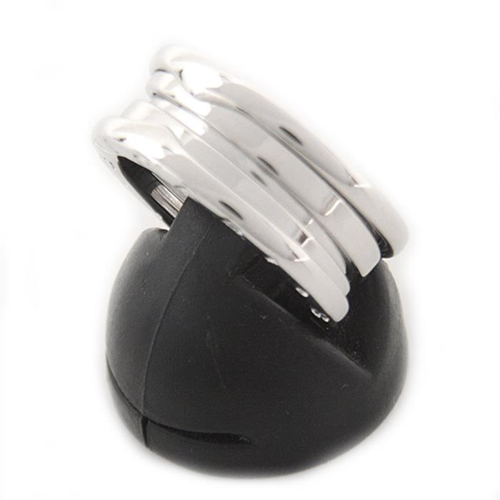 ブルガリ 指輪 レディース メンズ ビーゼロワン リング  ホワイトゴールド 49サイズ 実寸サイズ8.5号 BVLGARI 750WG B-ZERO1 中古