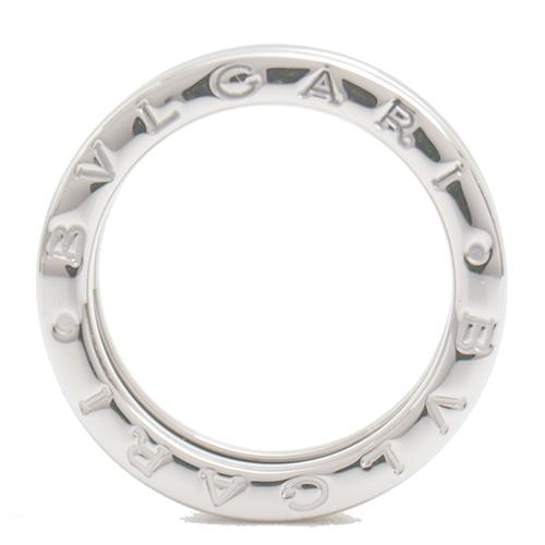 ブルガリ 指輪 レディース メンズ ビーゼロワン リング  ホワイトゴールド 49サイズ 実寸サイズ8.5号 BVLGARI 750WG B-ZERO1 中古
