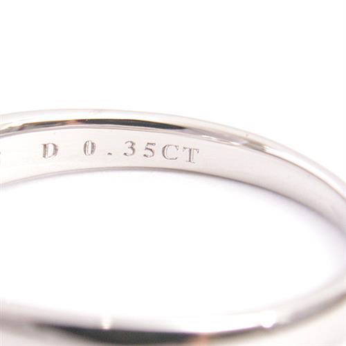 ティファニー 指輪 レディース ハーモニー 立爪 ダイヤモンド リング D0.35ct G-VS2-EX 8.5号 プラチナ TIFFANY PT950 中古