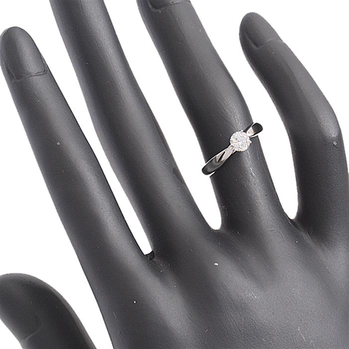 ティファニー 指輪 レディース ハーモニー 立爪 ダイヤモンド リング D0.35ct G-VS2-EX 8.5号 プラチナ TIFFANY PT950 中古