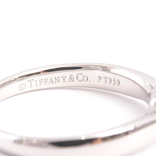ティファニー 指輪 レディース ハーモニー 立爪 ダイヤモンド リング D0.35ct G-VS2-EX 8.5号 プラチナ TIFFANY PT950 中古