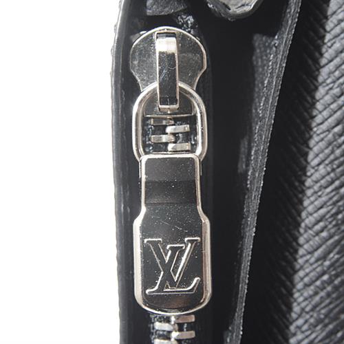 ルイヴィトン 財布 メンズ レディース ダミエグラフィット ポルトフォイユブラザNM 二つ折り長財布 ブラック Louis Vuitton N40202 中古