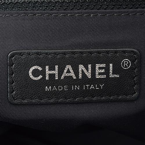 シャネル バッグ レディース メンズ ユニセックス エアライン 2WAY ハンドバッグ ショルダーバッグ ナイロン ホワイト×レッド×ブルー CHANEL 中古