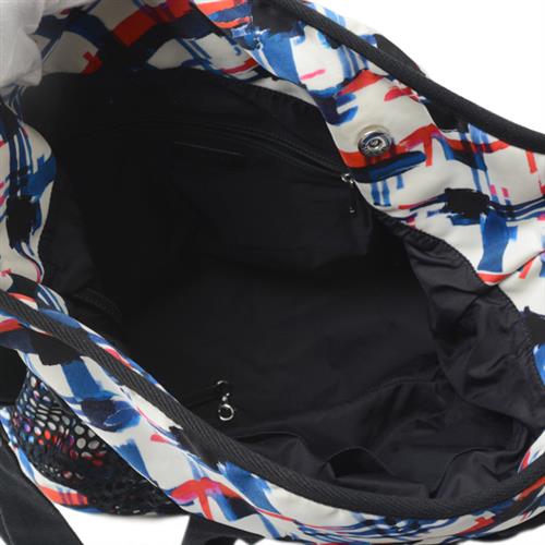 シャネル バッグ レディース メンズ ユニセックス エアライン 2WAY ハンドバッグ ショルダーバッグ ナイロン ホワイト×レッド×ブルー CHANEL 中古