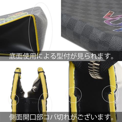 ルイヴィトン バッグ メンズ ダミエグラフィット ポシェットヴォワヤージュMM クラッチバッグ セカンドバッグ Louis Vuitton N60307 中古