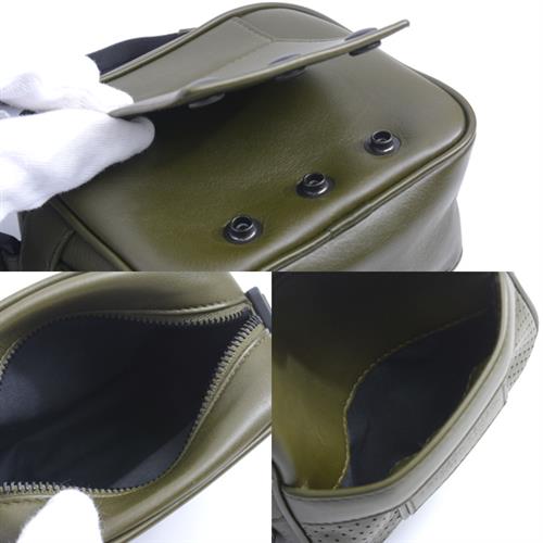 ボッテガヴェネタ バッグ レディース メンズ レッジェーロ 2WAY ミニショルダーバッグ ラムレザー カーキ BOTTEGA VENETA 566753 中古