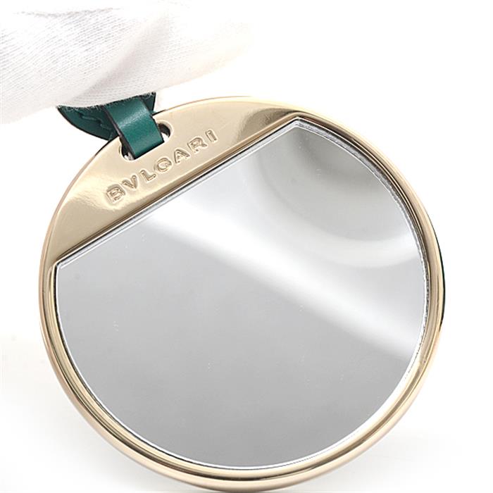 ブルガリ バッグ レディース チェーンショルダーバッグ セルペンティ レザー グリーン BVLGARI 中古