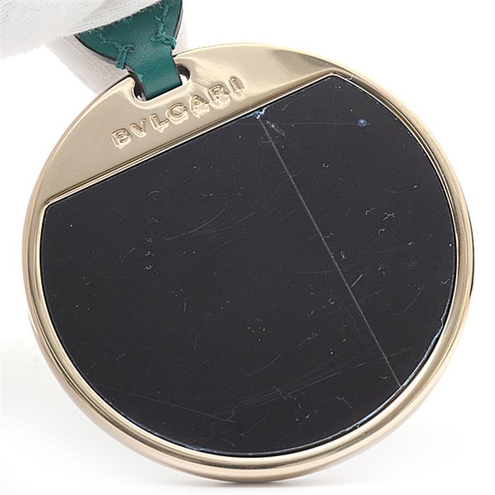 ブルガリ バッグ レディース チェーンショルダーバッグ セルペンティ レザー グリーン BVLGARI 中古