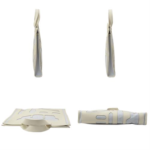 エルメス バッグレディース プティアッシュ トートバッグ ハンドバッグ ヴォーエプソン×フェルト ホワイト HERMES 中古