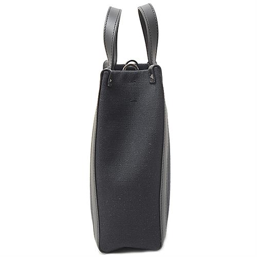 ヴァレンティノ バッグ メンズ レディース VLTNロゴ エコラボ 2WAYミニトート ショルダーバッグ キャンバス×レザー ブラック VALENTINO 2Y2B0B78PYY 中古