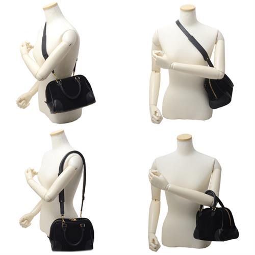 ロエベ バッグ レディース アマソナ75 スモール ショルダーバッグ ハンドバッグ 2WAY スエード×レザー ブラック LOEWE 301.61.L01 中古