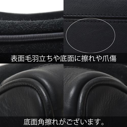 ロエベ バッグ レディース アマソナ75 スモール ショルダーバッグ ハンドバッグ 2WAY スエード×レザー ブラック LOEWE 301.61.L01 中古