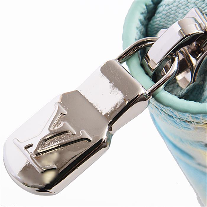 ルイヴィトン 財布 レディース ジッピーウォレット サマースターダストコレクション アンプラント ブルー系 Louis Vuitton M81466 未使用展示品