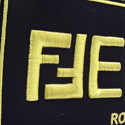 ヴェルサーチ バッグ メンズ フェンダーチェ フェンディコラボ キャンバストートバッグ ブラック FENDACE VERSACE FENDI 7VA558 未使用展示品