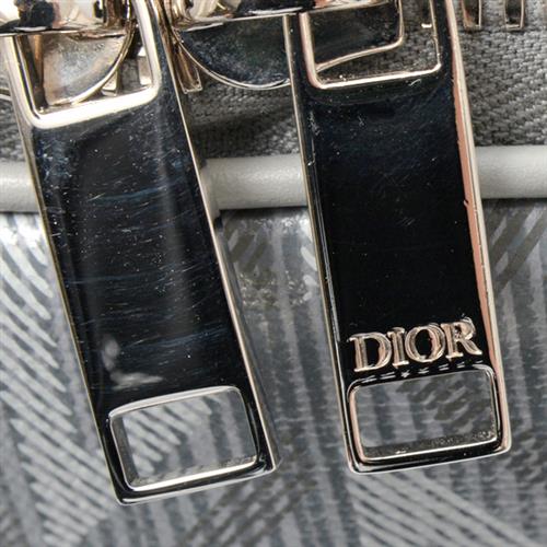 クリスチャンディオール バッグ メンズ レディース ライダー ミニ スリングバッグ ボディバッグ グレー コーティングキャンバス Christian Dior 1ESBO038CDP_H42E 中古