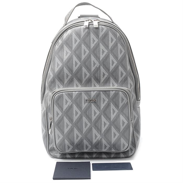 クリスチャンディオール バッグ メンズ レディース ライダー ミニ スリングバッグ ボディバッグ グレー コーティングキャンバス Christian Dior 1ESBO038CDP_H42E 中古