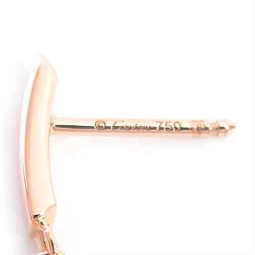 カルティエ ピアス レディース モナムール ハート ピンクゴールド Cartier 750PG 中古