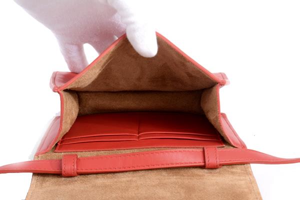 ボッテガヴェネタ バッグ レディース マキシ イントレチャート カセットミニ ショルダーバッグ ラムスキン BOTTEGA VENETA 中古