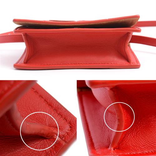 ボッテガヴェネタ バッグ レディース マキシ イントレチャート カセットミニ ショルダーバッグ ラムスキン BOTTEGA VENETA 中古