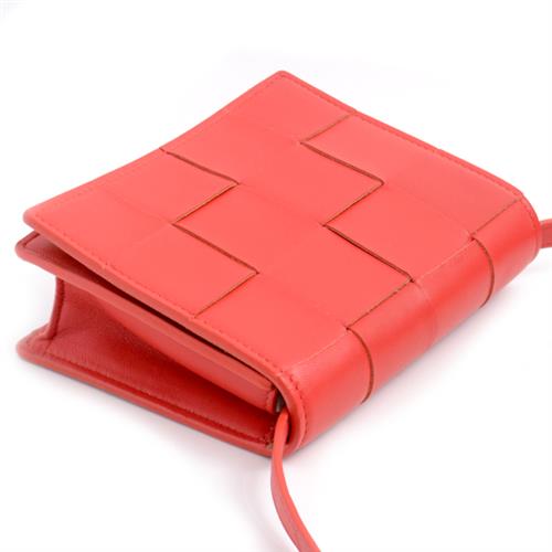 ボッテガヴェネタ バッグ レディース マキシ イントレチャート カセットミニ ショルダーバッグ ラムスキン BOTTEGA VENETA 中古