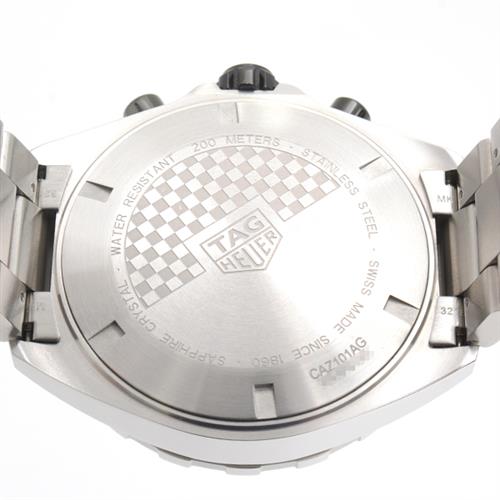 タグホイヤー 腕時計 メンズ フォーミュラ1 クロノ グレー文字盤 電池式 ステンレス TAG Heuer CAZ101AG SS 中古