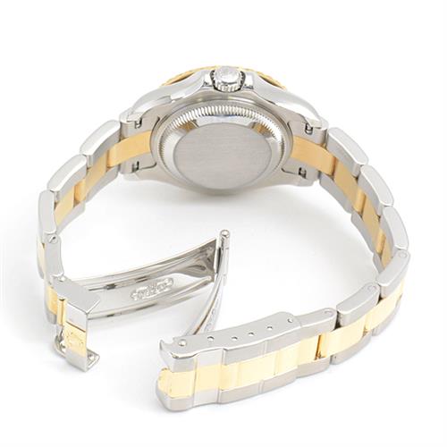 ロレックス 時計 レディース ヨットマスター 自動巻 A番 ホワイト文字盤 SS×YG ROLEX 169623 中古