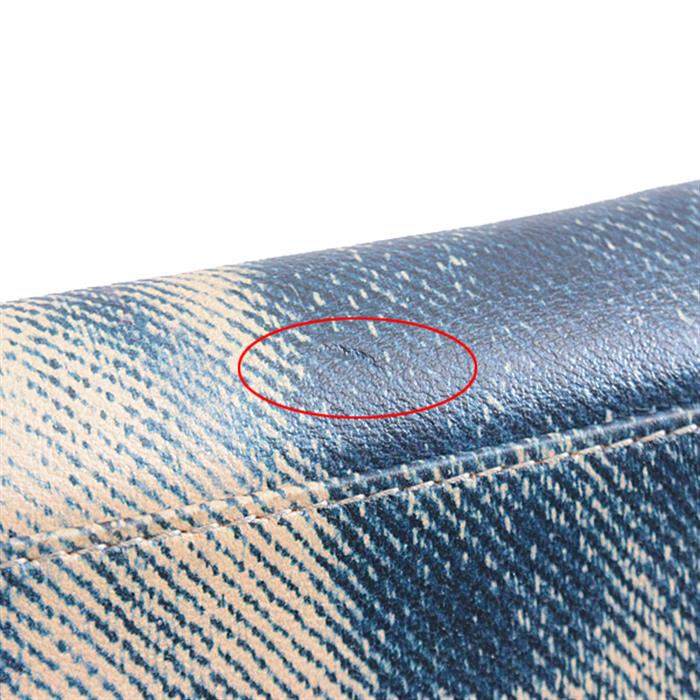 メゾンマルジェラ 財布 メンズ レディース スリーフォールド ウォレット 三つ折り財布 ゴートレザー デニム ブルー Maison Margiela SA3UI0005 中古