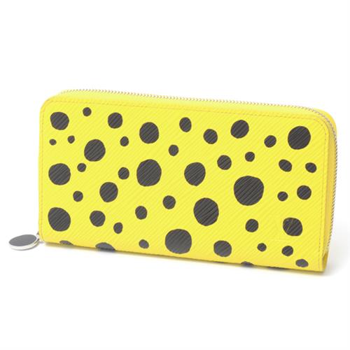 ルイヴィトン 財布 レディース エピ ジッピーウォレット ラウンドファスナー長財布 草間彌生 LV×YK イエロー M81960 Louis Vuitton 中古