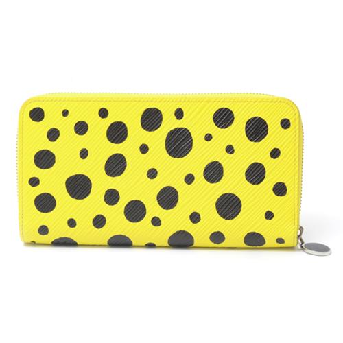 ルイヴィトン 財布 レディース エピ ジッピーウォレット ラウンドファスナー長財布 草間彌生 LV×YK イエロー M81960 Louis Vuitton 中古