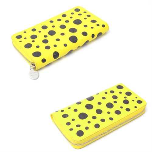 ルイヴィトン 財布 レディース エピ ジッピーウォレット ラウンドファスナー長財布 草間彌生 LV×YK イエロー M81960 Louis Vuitton 中古