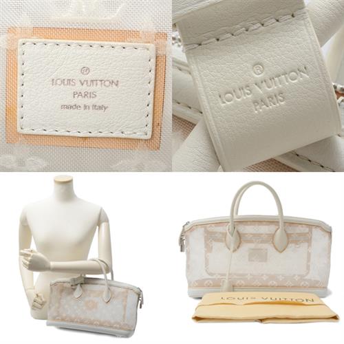 ルイヴィトン バッグ レディース トランスペアレンス ロックイット イーストウエスト ハンドバッグ ホワイト Louis Vuitton M40701 中古