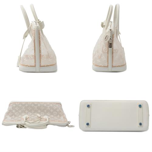 ルイヴィトン バッグ レディース トランスペアレンス ロックイット イーストウエスト ハンドバッグ ホワイト Louis Vuitton M40701 中古