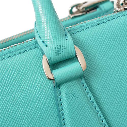 プラダ バッグ レディース ガレリア サフィアーノ 2WAYバッグ ハンドバッグ ショルダーバッグ レザー グリーン PRADA 1BA863 中古