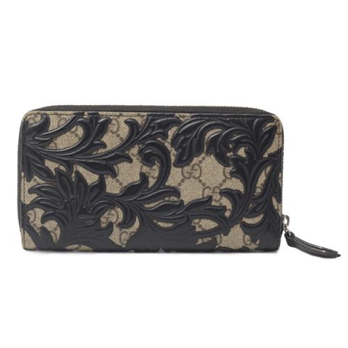 GUCCI グッチ GGスプリーム ラウンドファスナー 長財布 410102