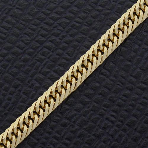 喜平 ネックレス K18 8面カット トリプル 20g 50cm 造幣局検定刻印入 メンズ レディース チェーン イエローゴールド YG 中古