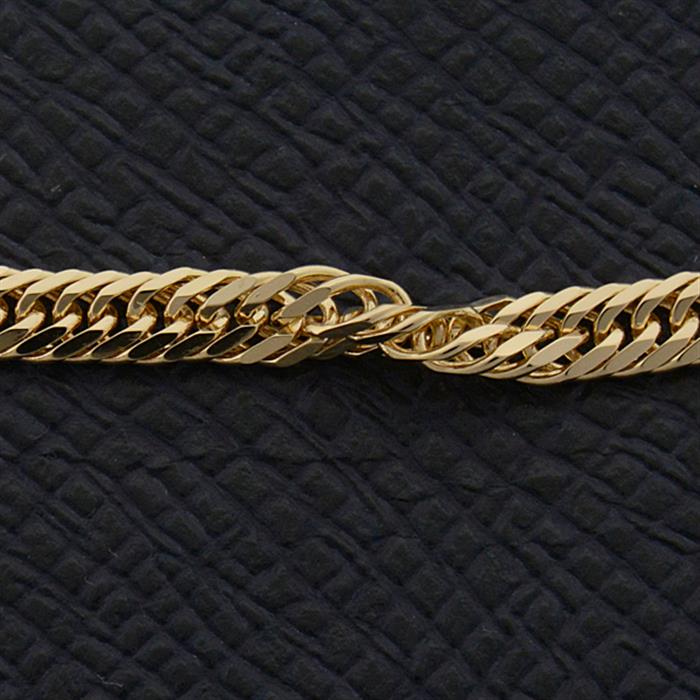 喜平 ネックレス K18 8面カット トリプル 20g 50cm 造幣局検定刻印入 メンズ レディース チェーン イエローゴールド YG 中古