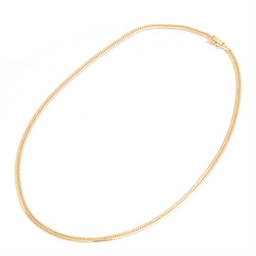 喜平 ネックレス K18 8面カット トリプル 20g 50cm 造幣局検定刻印入 メンズ レディース チェーン イエローゴールド YG 中古
