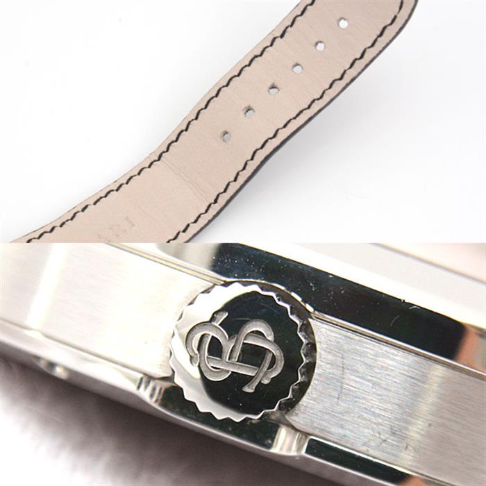 ブルガリ 時計 メンズ ソティリオ レトログラード 125周年記念モデル ホワイト文字盤 自動巻き ステンレス BVLGARI SB42SDR SS 中古