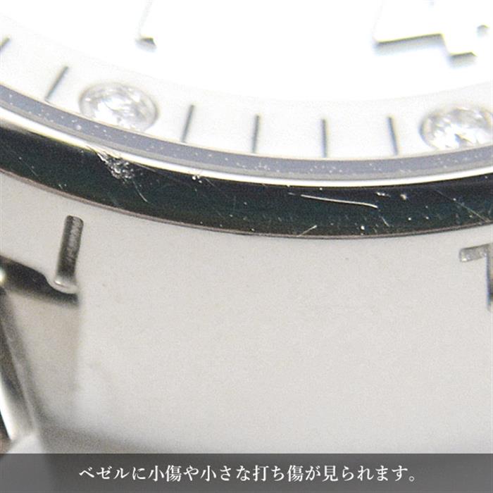 ルイヴィトン 時計 レディース タンブール ラブリーカップ 12Pダイヤ ホワイトシェル文字盤 電池式 Louis Vuitton Q12M0 中古