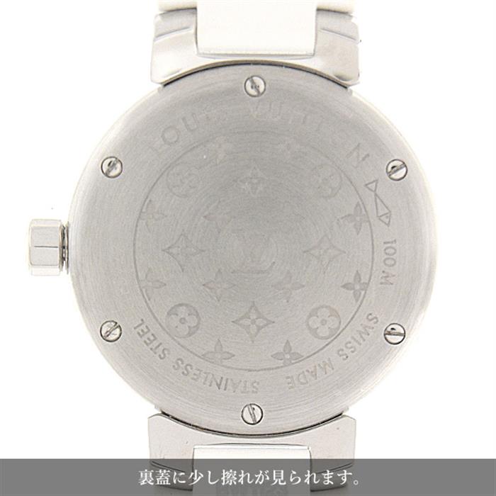 ルイヴィトン 時計 レディース タンブール ラブリーカップ 12Pダイヤ ホワイトシェル文字盤 電池式 Louis Vuitton Q12M0 中古