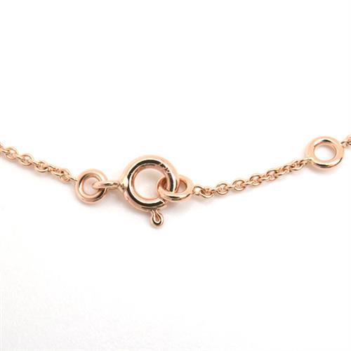 エルメス ネックレス レディース シェーヌダンクル ファランドール PM ネックレス ピンクゴールド HERMES 750PG 中古