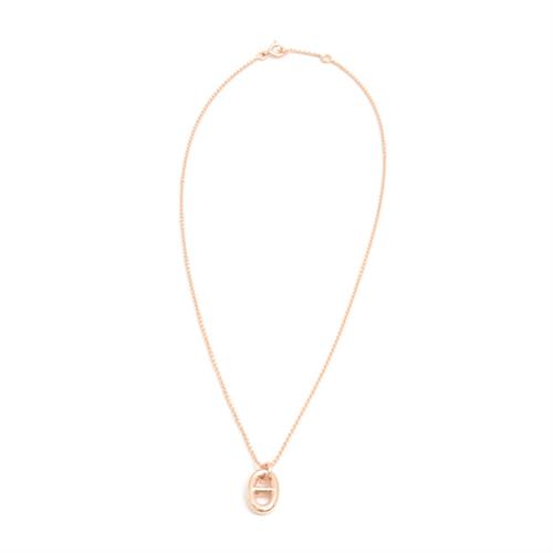 エルメス ネックレス レディース シェーヌダンクル ファランドール PM ネックレス ピンクゴールド HERMES 750PG 中古