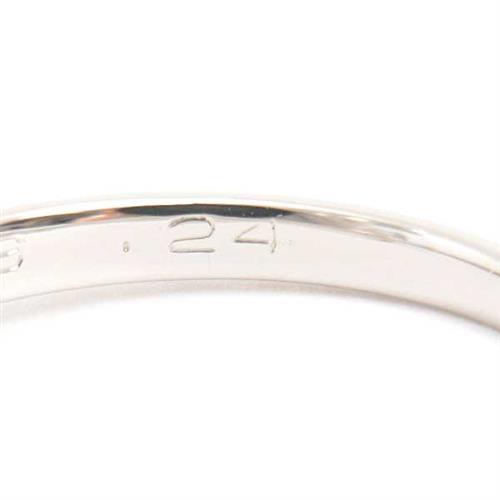 ティファニー 指環レディース ソリティア ダイヤモンド リング 立爪 D0.24ct 9.5号 プラチナ TIFFANY PT950 中古