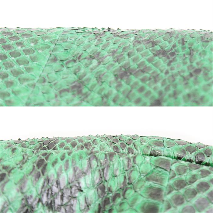 ジミーチュウ バッグ レディース メンズ パイソン クラッチバッグ グリーン 緑 JIMMY CHOO 中古