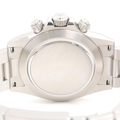 ロレックス 時計 メンズ デイトナ ブラック文字盤 自動巻き ランダム ステンレス ROLEX 116520 SS 中古