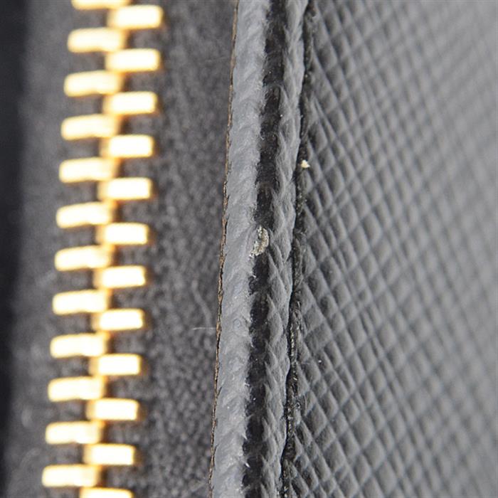 プラダ 財布 レディース 二つ折り財布 PORTAF PICCOLO LAMPO サフィアーノレザー ネロ(ブラック) PRADA 1ML225 中古