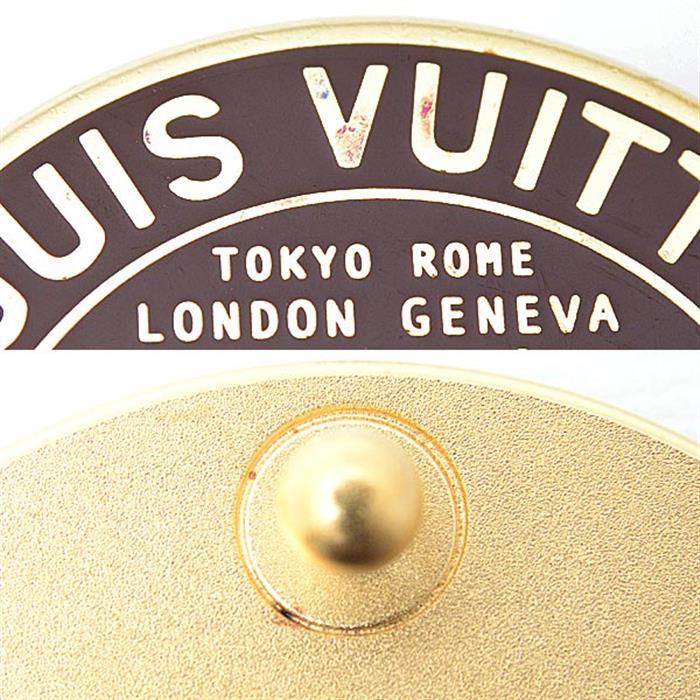 ルイヴィトン 服飾小物 メンズ モノグラム サンチュール T&B ベルト サイズ90 ブラウン Louis Vuitton M6975 中古