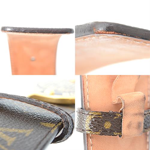 ルイヴィトン 服飾小物 メンズ モノグラム サンチュール T&B ベルト サイズ90 ブラウン Louis Vuitton M6975 中古